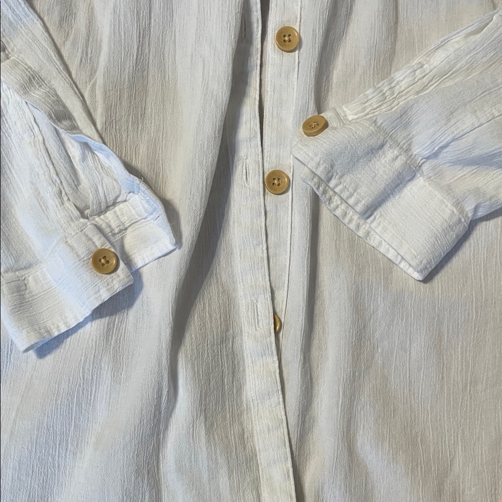 L.L. Bean White Swim Coverup - Picture 4 of 7